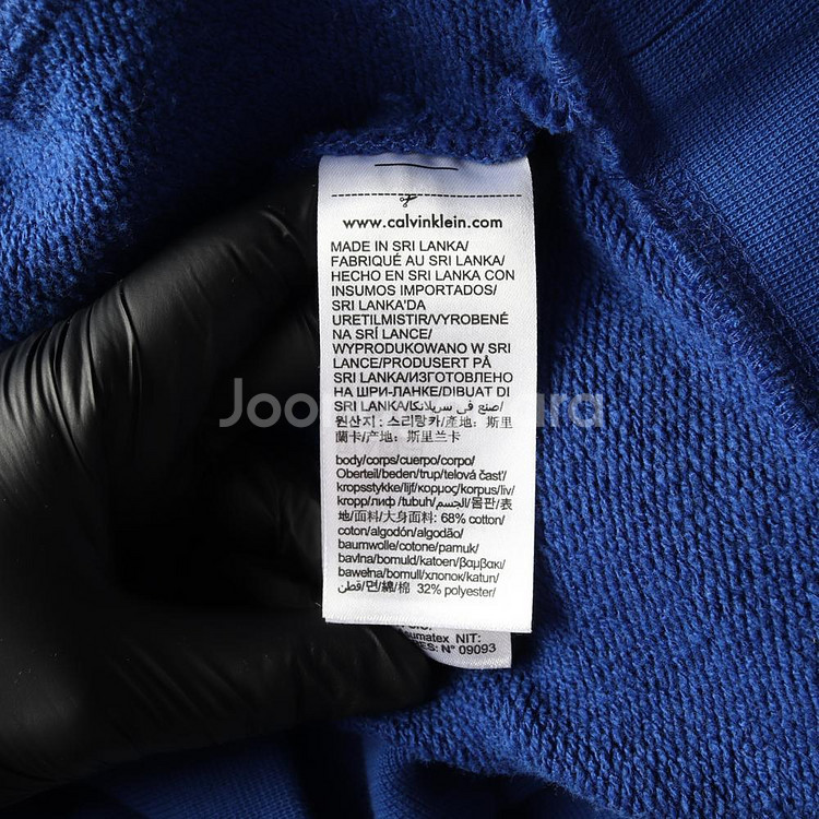 [S]캘빈클라인 x 손흥민 캡슐 릴렉스 후드티 블루 후--5