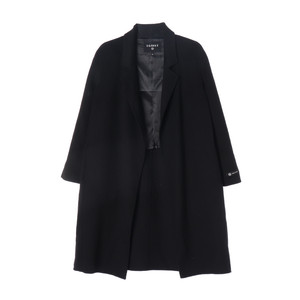[S]에고이스트 울캐미시어82% 블랙 핸드메이드 코트
