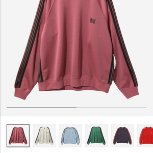 니들스 트랙 크루넥 스모크 핑크 XL