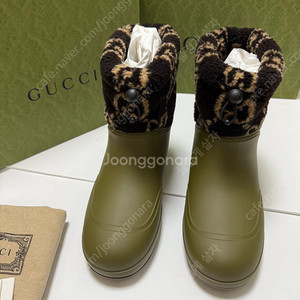 구찌 남성 러버 부츠 gg gucci