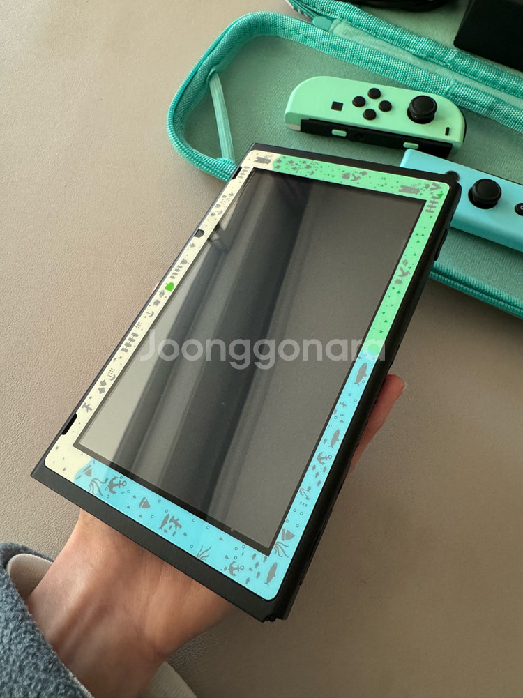 닌텐도스위치 동숲에디션 배터리개선판--1