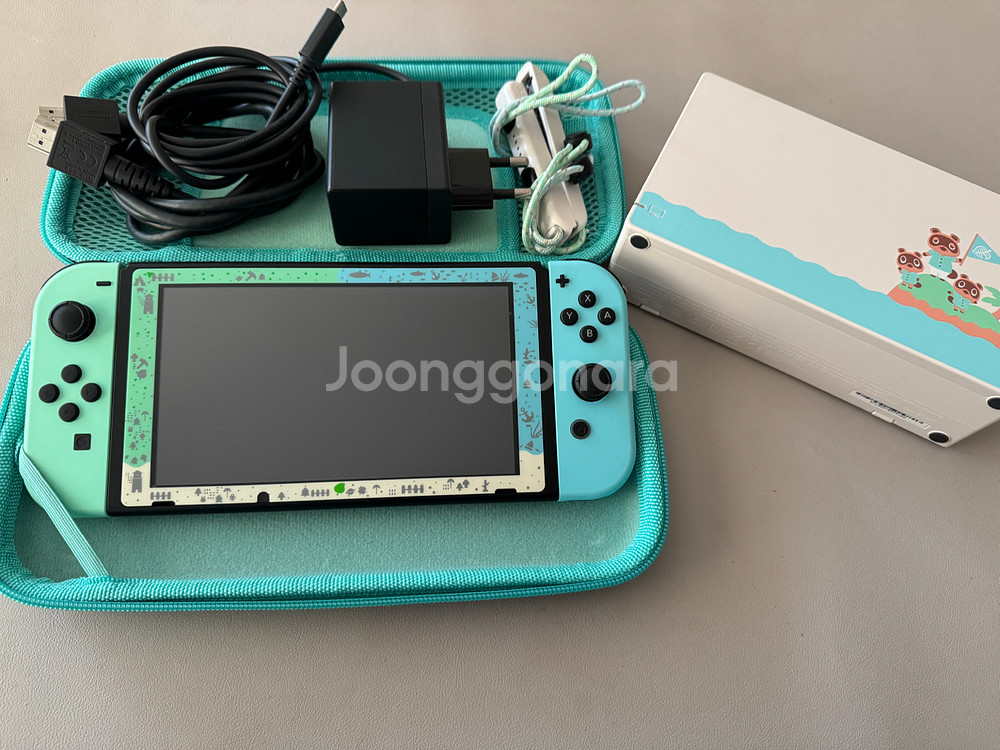닌텐도스위치 동숲에디션 배터리개선판--0