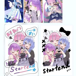 홀로라이브 스이세이 아쿠아 토와 굿즈 세트