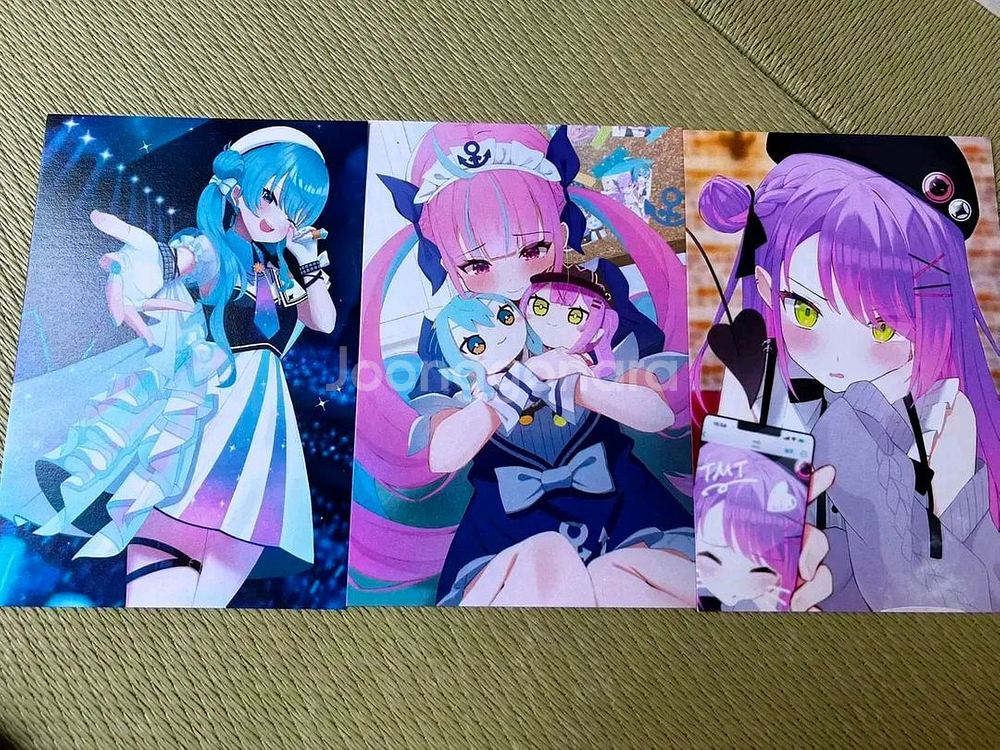 홀로라이브 스이세이 아쿠아 토와 굿즈 세트--2