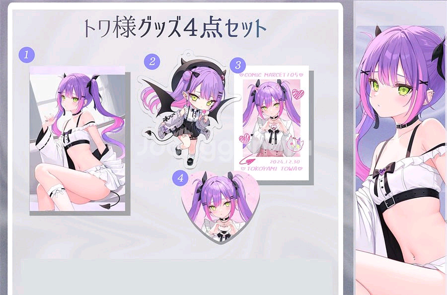 c105 홀로라이브 토코야미 토와 신간 세트--0