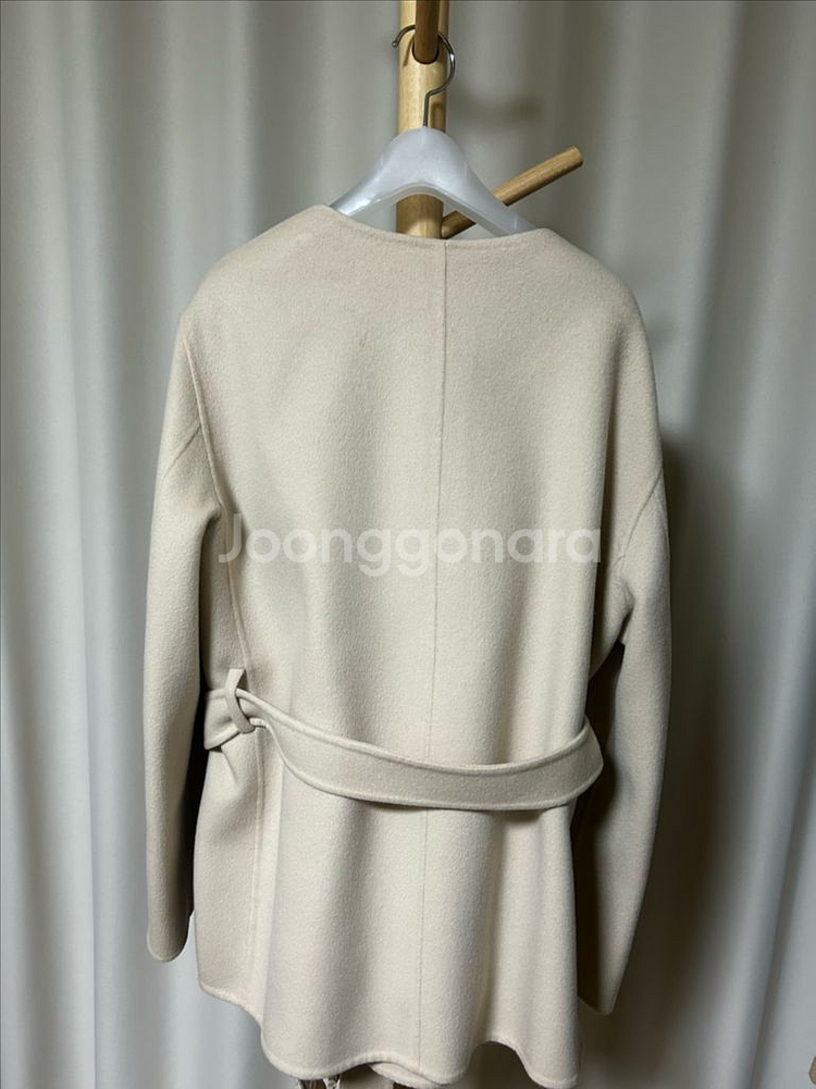 sie 세르 칼라리스 코트 크림베이지--4