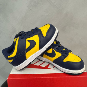 나이키 키즈 덩크 미시건 바시티 메이즈 TDE 140사