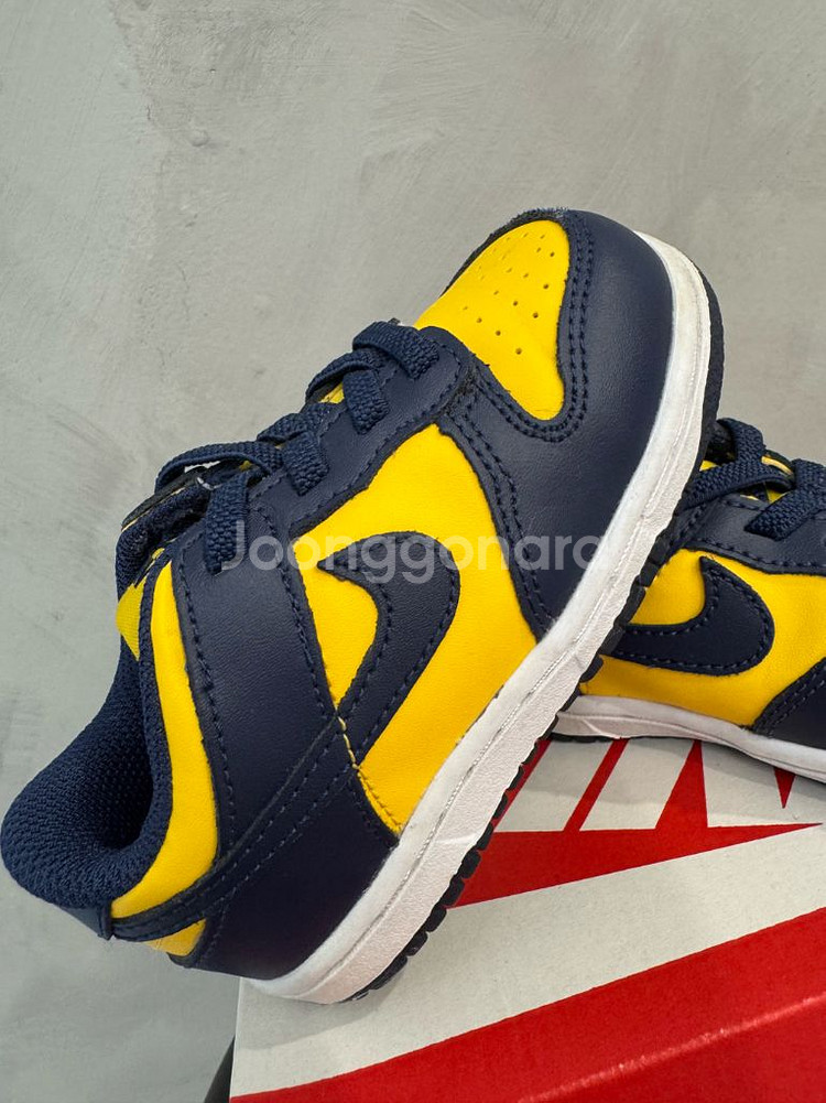 나이키 키즈 덩크 미시건 바시티 메이즈 TDE 140사--2