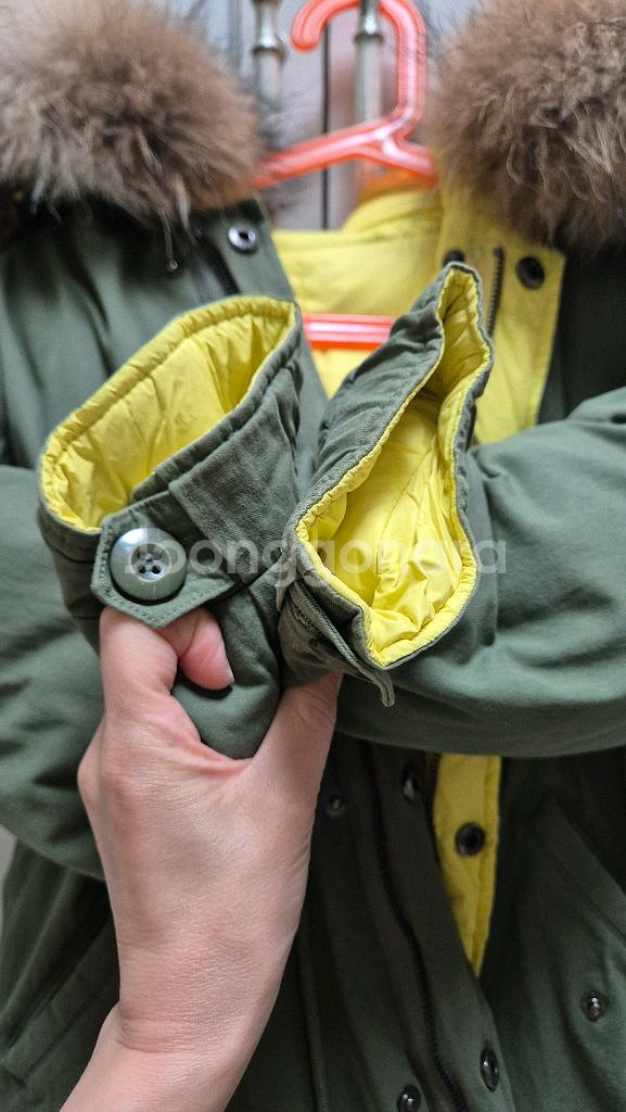 미미씨엘 야상 다운 패딩 점퍼 xl 120--3