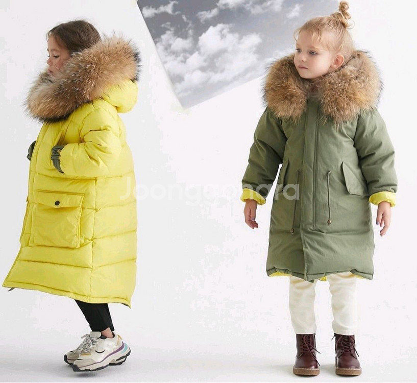 미미씨엘 야상 다운 패딩 점퍼 xl 120--0