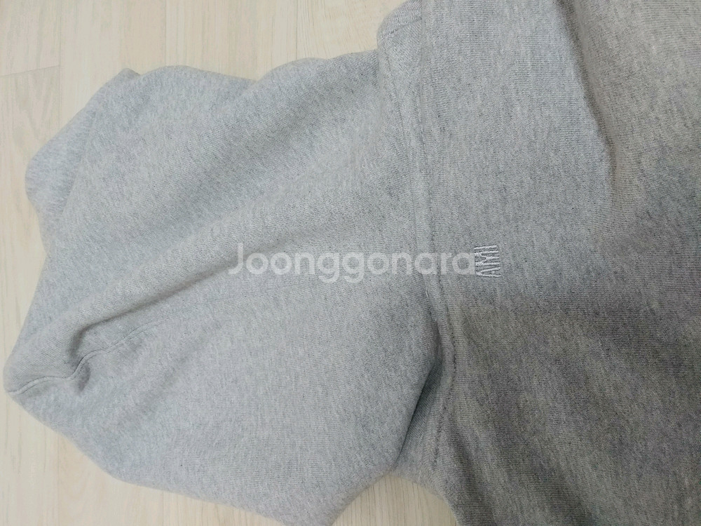 S사이즈/ 아미 후드티 그레이--6