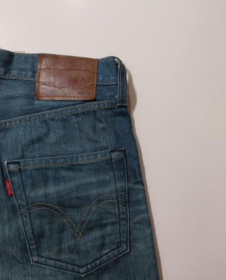 30)리바이스 512 워싱 데님 생지 일자청바지 이미지