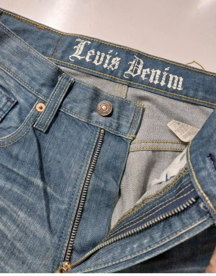 30)리바이스 512 워싱 데님 생지 일자청바지 이미지