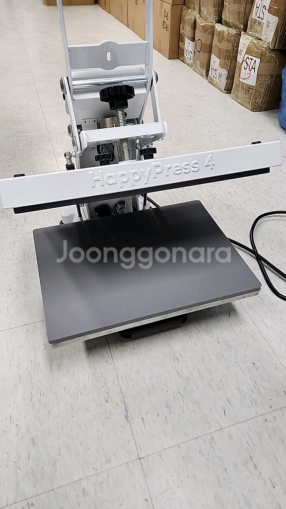 해피프레스4 열프레스 S급 거의 새제품 (2번 사용)--3