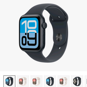 애플워치 3세대 44mm 미드나이트 M//L[미개봉]