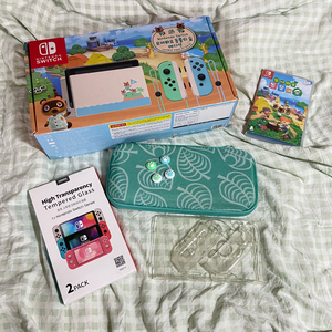 닌텐도 스위치 동물의숲 에디션 + 모동숲 칩