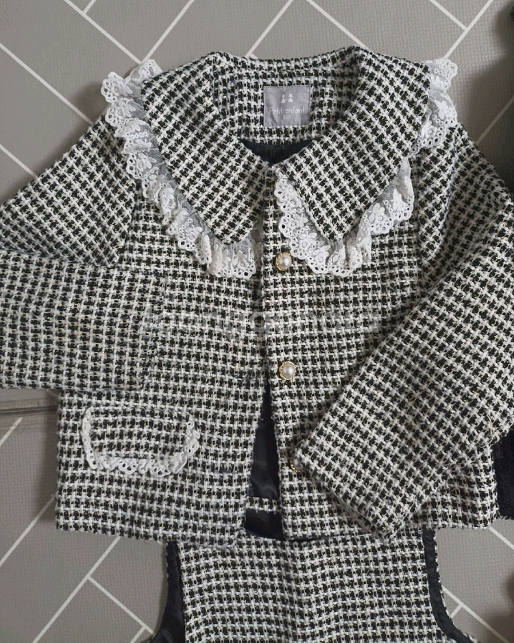 120여아 예쁜겨울상의, 원피스세트 일괄판매--1