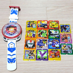 헬로카봇 버전2 시계 칩15개 상태아주좋음 저렴하게