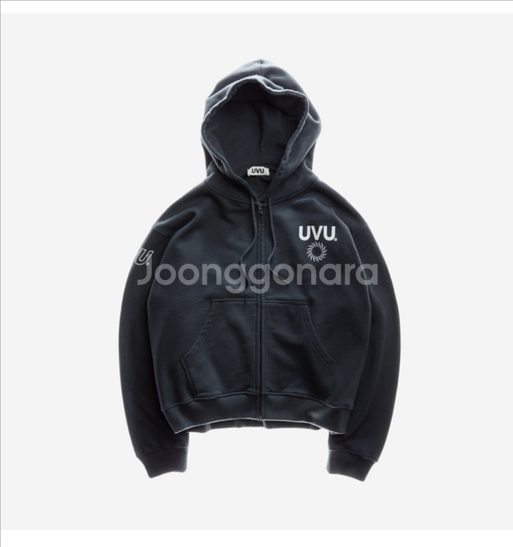 UVU 파리 25 지퍼 후드 잉크 블루--0