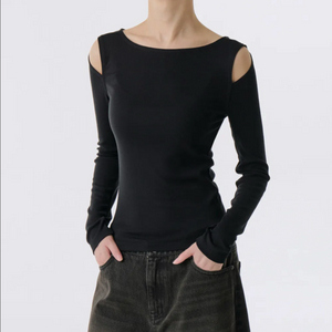 무신사 스탠다드 컷아웃 티셔츠S 새상품