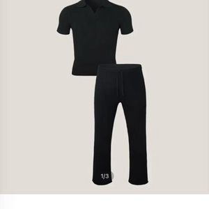 48 라피나토 에뚜알 홀가먼트 니트셋업 블랙