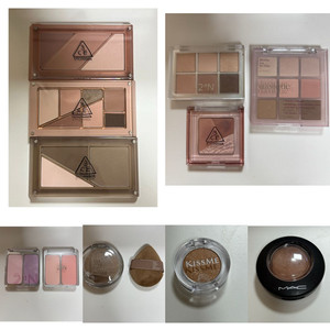 화장품 정리 섀도우 쉐딩 치크 블러셔