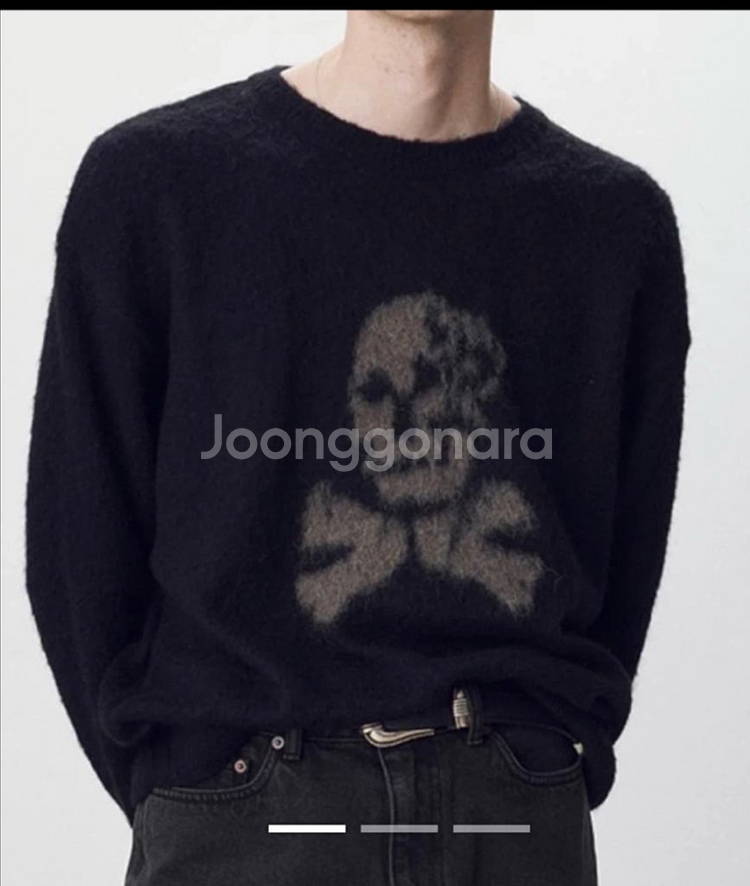 토니웩 해골 니트 XL--1