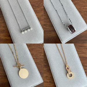 해외구입 악세서리 목걸이 4개 일괄