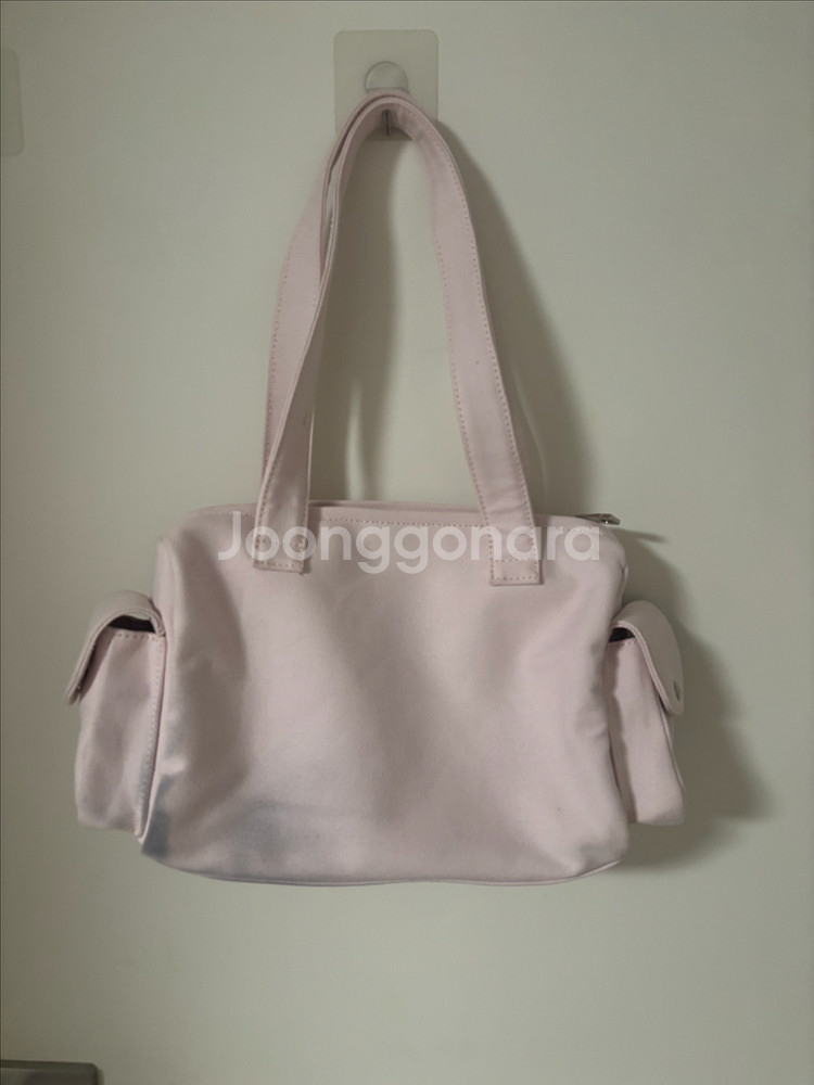 일리고 에센셜 포켓 백 핑크 숄더백 가방--2