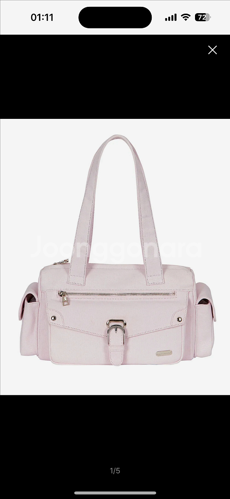 일리고 에센셜 포켓 백 핑크 숄더백 가방--0