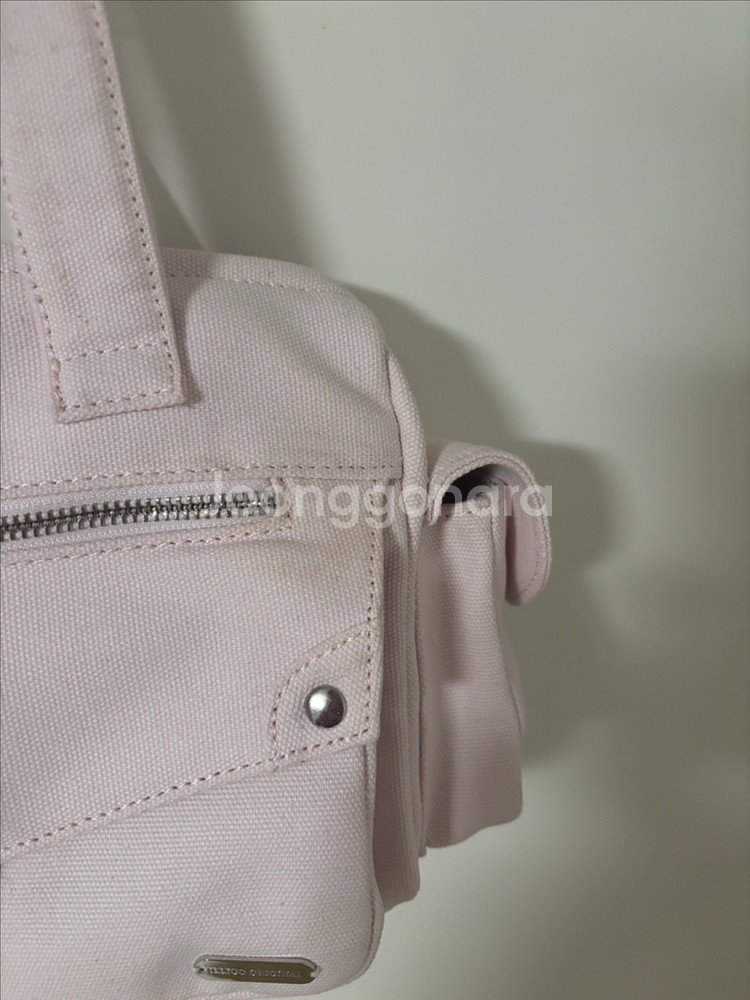 일리고 에센셜 포켓 백 핑크 숄더백 가방--4
