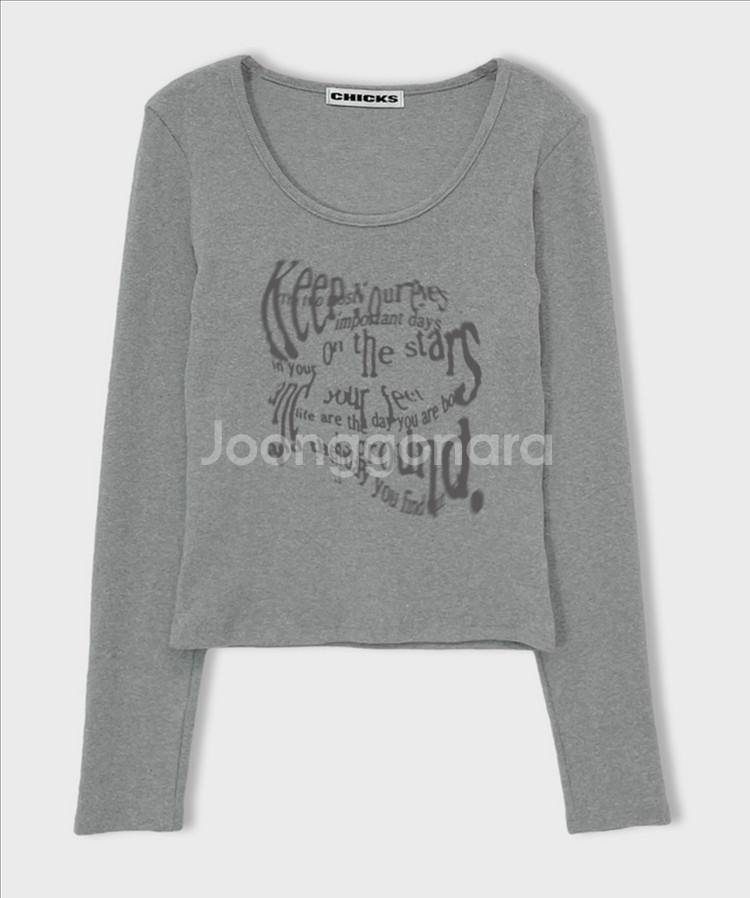 퍼지스캔 롱슬리브 티셔츠 새상품--0