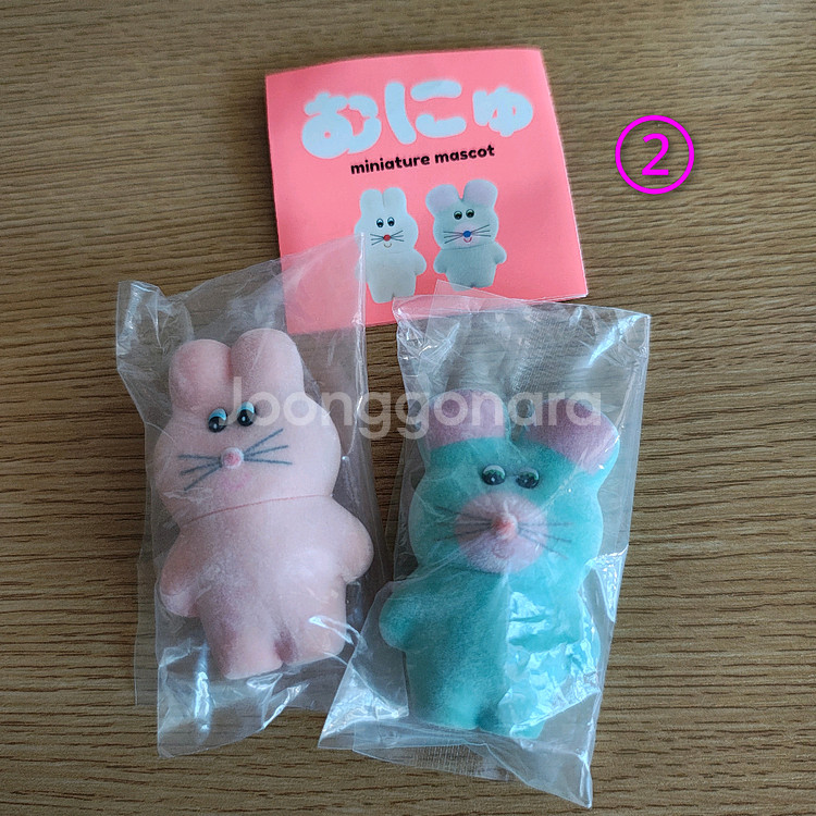 무뉴 피규어 1탄 토끼 가챠 캡슐토이 일본 미개봉--3