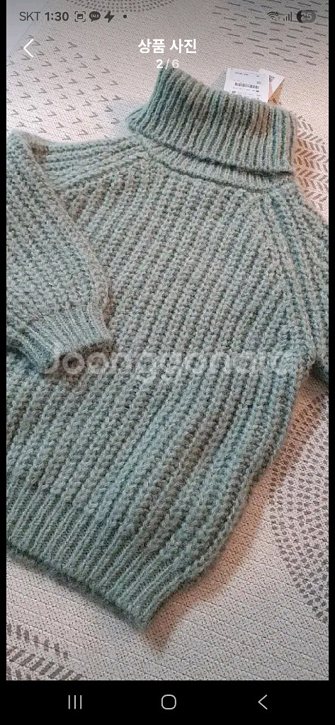 자라키즈 터틀넥 니트스웨터 6-7y 새상품--1