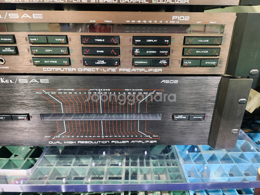 INKEL SAE 7단 파워 502 엠프 민트급--2