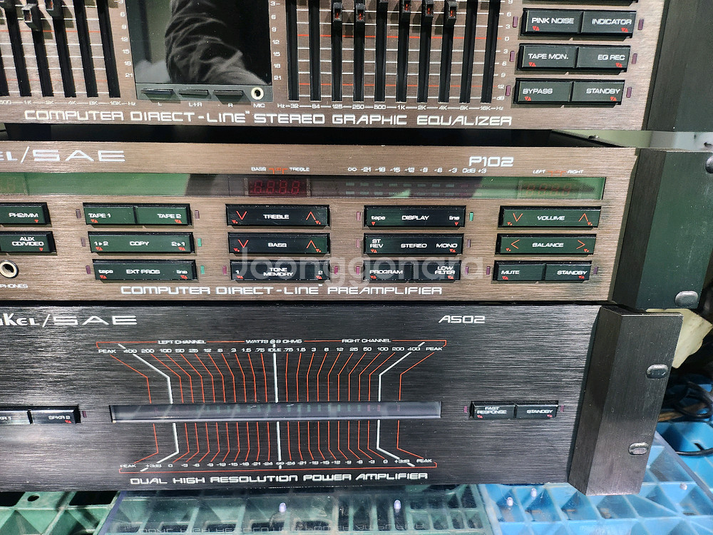 INKEL SAE 7단 파워 502 엠프 민트급--3