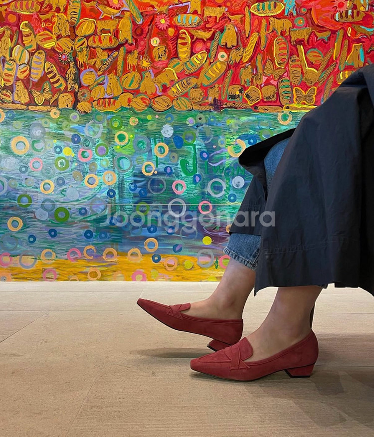 킴스어패럴 스웨이드 구두. 240사이즈--1