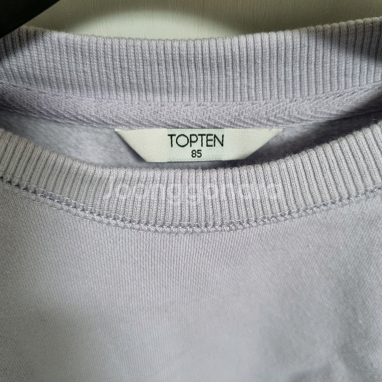 탑텐 맨투맨티 라이트기모 85사이즈--5