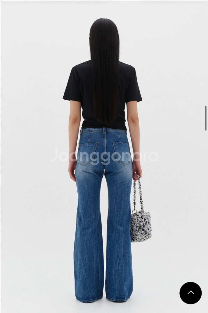 로우클래식 부츠컷 데님 m 새상품--1