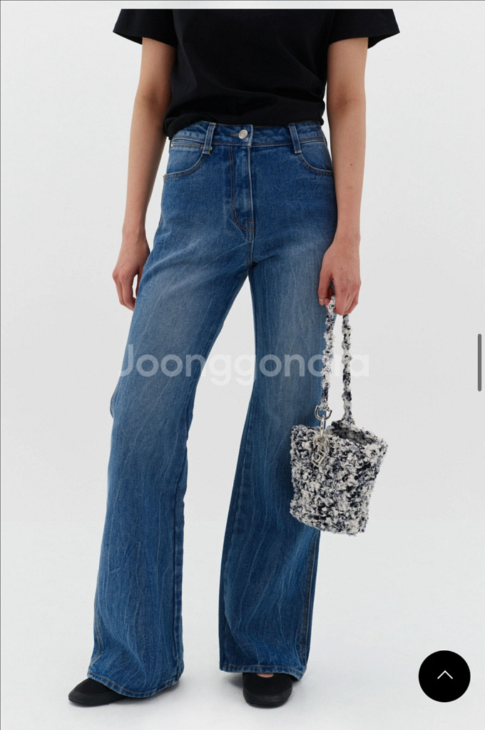 로우클래식 부츠컷 데님 m 새상품--2