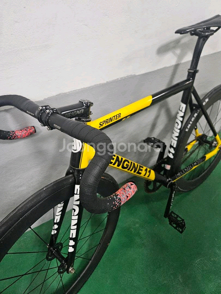 엔진11 스프린터 픽시 블랙/옐로우--1