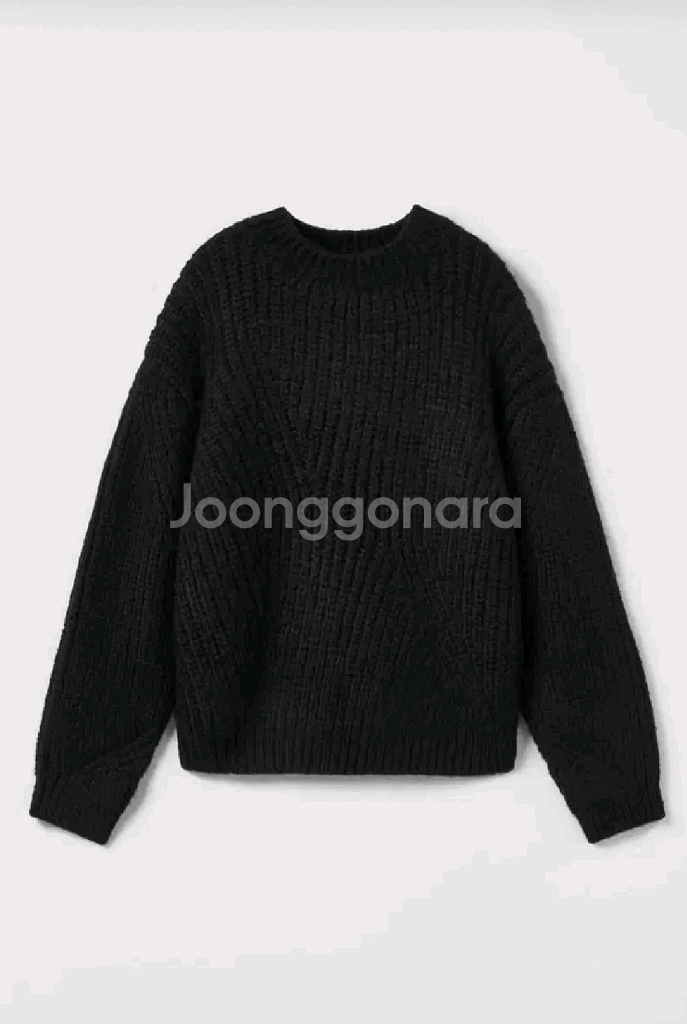 자라키즈 블랙 니트 스웨터 6-7y 새상품--1