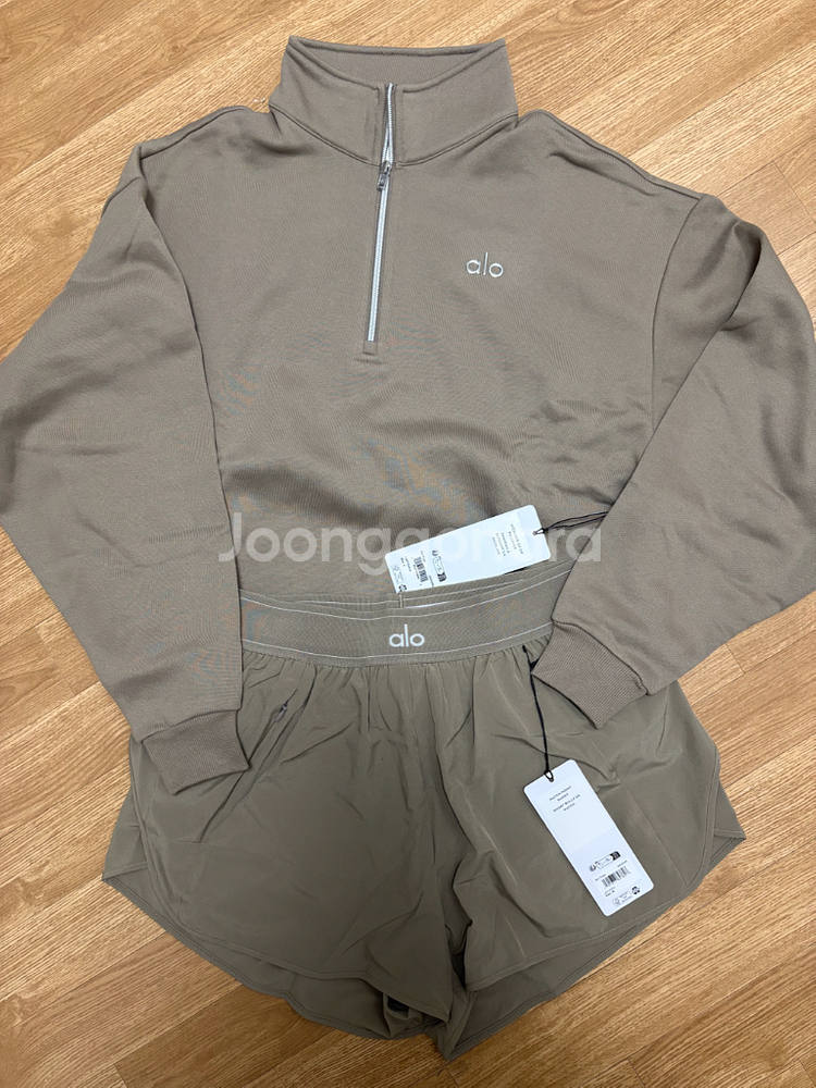 (새상품)알로 반집업S, 팬츠M--2