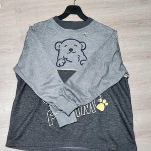 빈티지 모리노가토 그레이 곰돌이 멘투맨