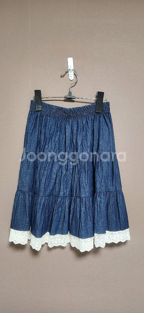 빈티지 코디 세트 자수 셔츠 레이스 치마--1