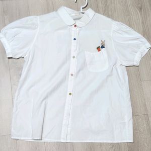 빈티지 코디 세트 자수 셔츠 레이스 치마