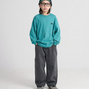 glgk 구상 자수데님 그레이 150 히로