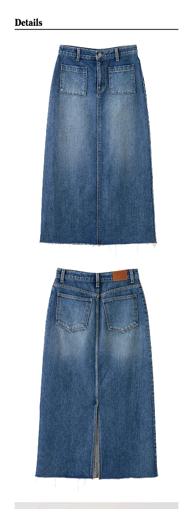 살롱드욘 롱청치마--3