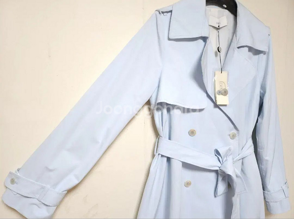 [새상품] DEWL 듀엘 트렌치코트 스카이블루 66--5