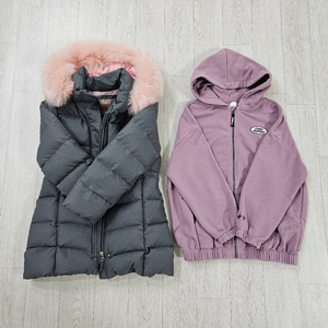 여아옷 네파 패딩 140 후드집업 145 일괄